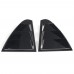 Free Shipping 2pcs Black Rear Triangle Window Cover For Mercedes-Benz A Class 2013-2019