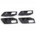 Free Shipping Carbon Style Inner Side Door Handle Bowl Cover Trim 4pcs For Dodge Ram 1500 2019-2021