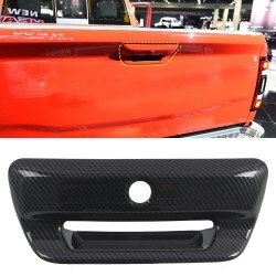 Free Shipping Carbon Style Rear Door Tailgate Handle Cover Trim For Dodge Ram 1500 2019-2021