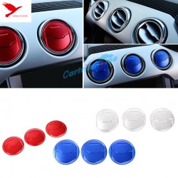 Free Shipping Inner Middle Console Air Condition Vent Cover 9pcs For Ford Mustang 2015 - 2019