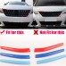Free Shipping 3M-Color Front Center Grill Grid Grille Cover Trim for Peugeot 3008 Access / Active / Allure / GT 2016-2019