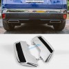 Free Shipping ABS Rear Exhaust Muffler Tip End Pipe Replacement Kit 2pcs For Peugeot 3008 / 5008 Access / Active / Allure / GT 2016-2019