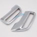 Free Shipping ABS Rear Exhaust Muffler Tip End Pipe Cover Trim 2pcs For Peugeot 3008 / 5008 Access / Active / Allure / GT 2016-2019