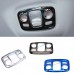 Free Shipping Stainless Rear Reading Light Lamp Cover Trim 1pcs For Peugeot 3008 Access / Active / Allure / GT 2016 2017 2018