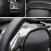 1PCS Interior ABS Steering Wheel Cover Trim For Peugeot 3008 GT 2016-2019