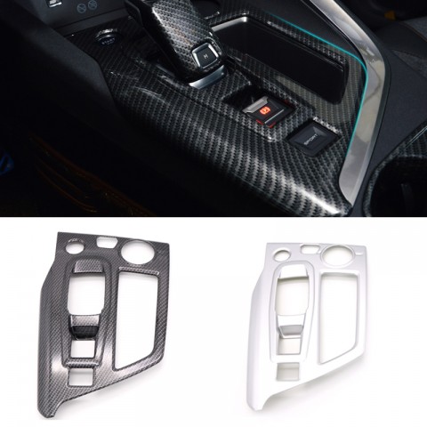 ABS Interior Gear Shift Box Panel Cover Trim For Peugeot 3008 Access / Active / Allure / GT 2016-2019