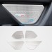 Free Shipping Steel Focal Logo Auto Door Speaker Audio Ring Cover Trim 4pcs For Peugeot 3008 SUV Access / Active / Allure / GT 2016 2017 2018