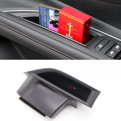 Free Shipping Interior Front Side Door Storage Box Holder 2pcs For Peugeot 5008 2017 2018