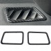 Free Shipping ABS Carbon Style Dashboard Console Upper A/C Air Vent Cover Trim 2pcs For Subaru WRX STi 2015-2021
