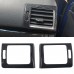 Free Shipping ABS Carbon Style Dashboard Console Side A/C Air Vent Cover Trim 2pcs For Subaru WRX STi 2015-2021
