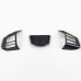 Free Shipping ABS Carbon Style Interior Steering Wheel Cover Trim 3pcs For Subaru WRX STi 2016-2019(NOT Fit Turbo CVT)