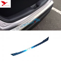 Stainless Outer Rear Sill Bumper Cover Plate 1pcs For Toyota C-HR CHR 2016-2019