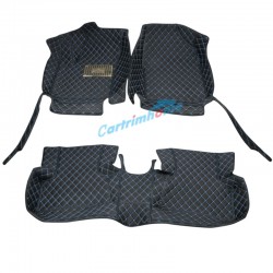LHD / RHD Front + Rear 3pcs Leather floor mats For Toyota C-HR CHR 2016-2019
