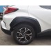 High Quality Glossy / Matte Unpainted Black Fender Flares Wheel Arch 6pcs For Toyota C-HR CHR 2016-2021