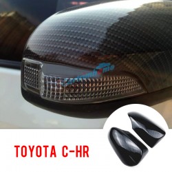 Free shipping 2pcs Door Mirror Cap Shell Cover Trim For Toyota C-HR CHR 2016-2021