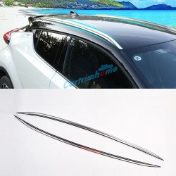 2pcs Aluminum Alloy Decoration Roof Rack Luggage Carrier For  Toyota C-HR CHR 2016-2021