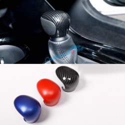 Free Shipping ABS Carbon Style Gear Shift Knob Cover Car Interior Decoration 1pcs For Toyota C-HR CHR 2016 2017 2018 2019