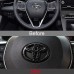 Free shipping Car Steering Wheel Emblem Overlay for Toyota 4runner Tacoma Tundra Corolla Camry Rav4 CHR