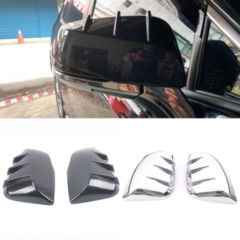 Only Fit For The mirrors with turn signals!!!Free Shipping Side Door Mirror Cover Trim 2pcs For Toyota Tacoma 2016-2019