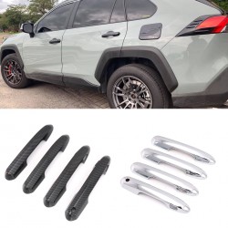Free Shipping ABS Chrome Door Handle Cover Trim For Toyota RAV4 2019 2020 2021