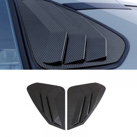 Free Shipping 2pcs Rear Triangle Window Cover For Toyota RAV4 2019 2020 2021 2022 2023