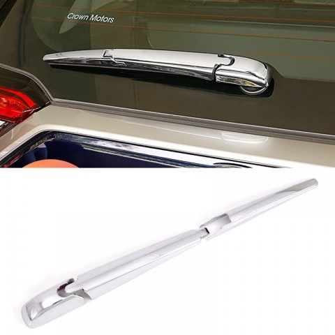 Free Shipping ABS Chrome Rear Window Wiper Nozzle Cover Trim For Toyota RAV4 2019 2020 2021