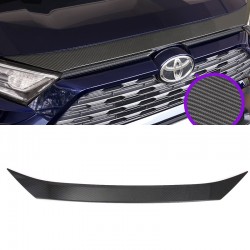 ABS Chrome Front Hood Cover Trim 1pcs For Toyota RAV4 2019 2020 2021