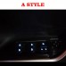 Free Shipping Lighted LED Power Single Window Switch Blue Color For Toyota RAV4 RAV 4 2019 2020 2021 LHD