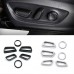 Free Shipping Interior Car Seat Adjustment Button Cover Trim For Toyota RAV4 2019 2020 2021 2022 2023