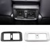 Free Shipping Carbon Style Rear Armrest Box Air Condition Vent Cover For Toyota RAV4 2019 2020 2021 2022 2023