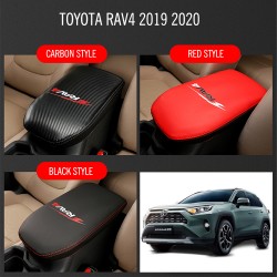 Free Shipping Center Console Lid Armrest Box Leather Cover For Toyota RAV4 2019 2020 2021