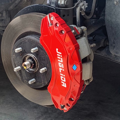 Not suitable for Prime!!!Free Shipping Red Style Front & Rear Brake Disc Caliper Covers 4pcs For Toyota RAV4 2019 2020 2021 2022 2023(18 or 19 inch wheels)
