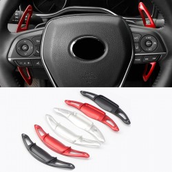 Free Shipping 1Pair DSG Paddle Shifters Extensions For Toyota RAV4 Hybrid 2019 2020 2021