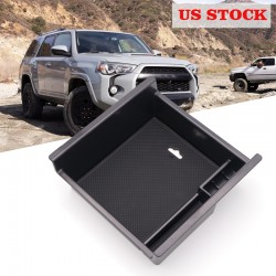 Free Shipping For Toyota 4Runner 2010-2021 Interior Black Storage Box Organizer Case