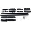 Free Shipping Black Aluminum Side Bars Rails Roof Rack Luggage Carrier For Toyota 4Runner 2010-2023