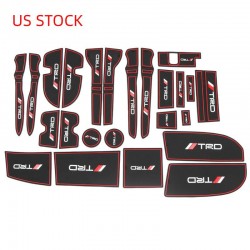 Not suitable for Limited!!!Free Shipping Inner Door Cup Holder Non-Slip Pad Mat 24Pcs For Toyota 4Runner 2010-2023
