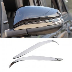 ABS Chrome Lower Rearview Side Mirror Stripe Cover Trim 2pcs For TOYOTA 4Runner 2014-2021