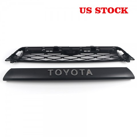 Not suitable for limited!!!Free Shipping 2Piece Front Bumper Grille Replacement For Toyota 4Runner 2020 2021 2022