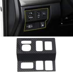 Free Shipping Carbon Style Interior Center Console Switch Cover Frame Decor Trim for Toyota Tundra Crewmax, Double Cab 2014-2021 LHD