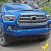 Free Shipping ABS Chrome Front Fog Light Lamp Cover Trim 2pcs For Toyota Tacoma 2016-2019